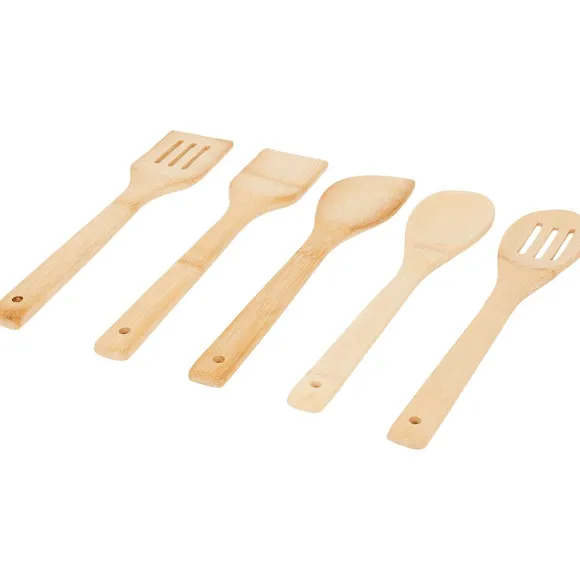 Bamboe Keukengerei-Set In Houder