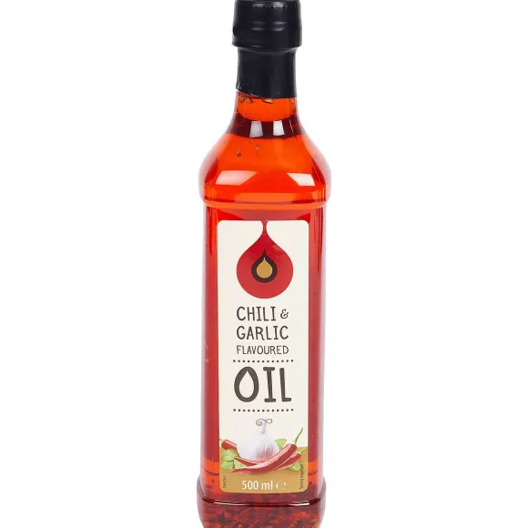 Chili-Knoflookolie