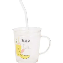 Drinkglas Met Deksel En Rietje