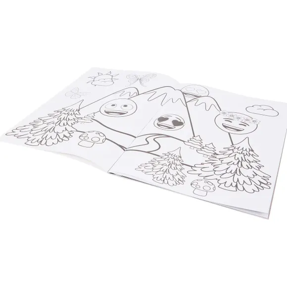 Emoji Krassticker- En Kleurboek