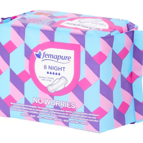 Femapure No Worries Maandverband Night