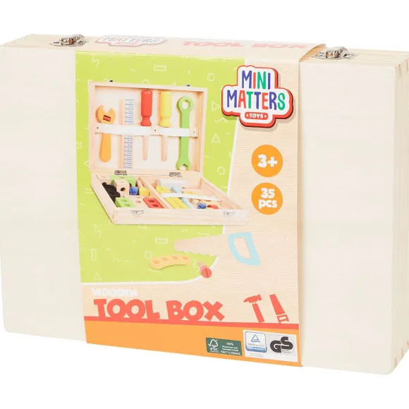 Mini Matters Houten Gereedschapskoffer