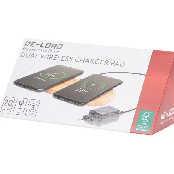 Re-Load Dubbele Draadloze Oplader