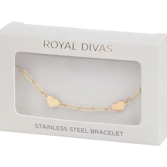 Royal Divas Roestvrijstalen Armband