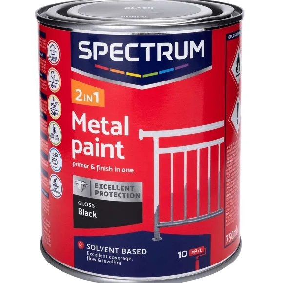 Spectrum 2-In-1 Zijdeglans Metaallak