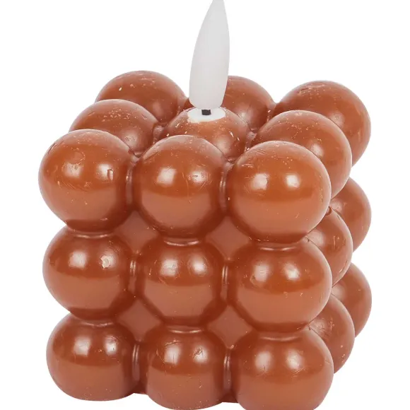 Vierkante Ledkaars Met Bolletjes