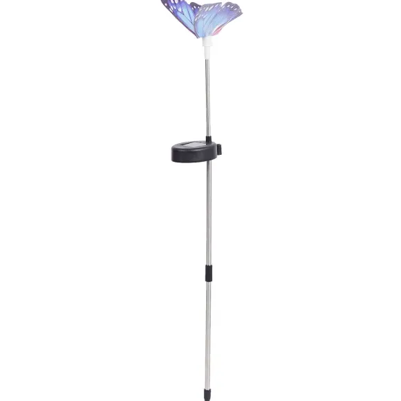 Vlinder Tuinsteker Met Solarverlichting