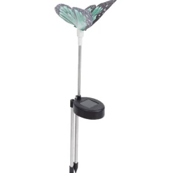 Vlinder Tuinsteker Met Solarverlichting