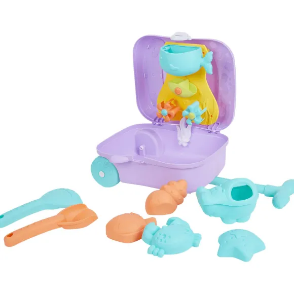 Walvis-Trolley Met Zandspeelgoed