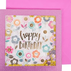Wenskaart Met Confetti